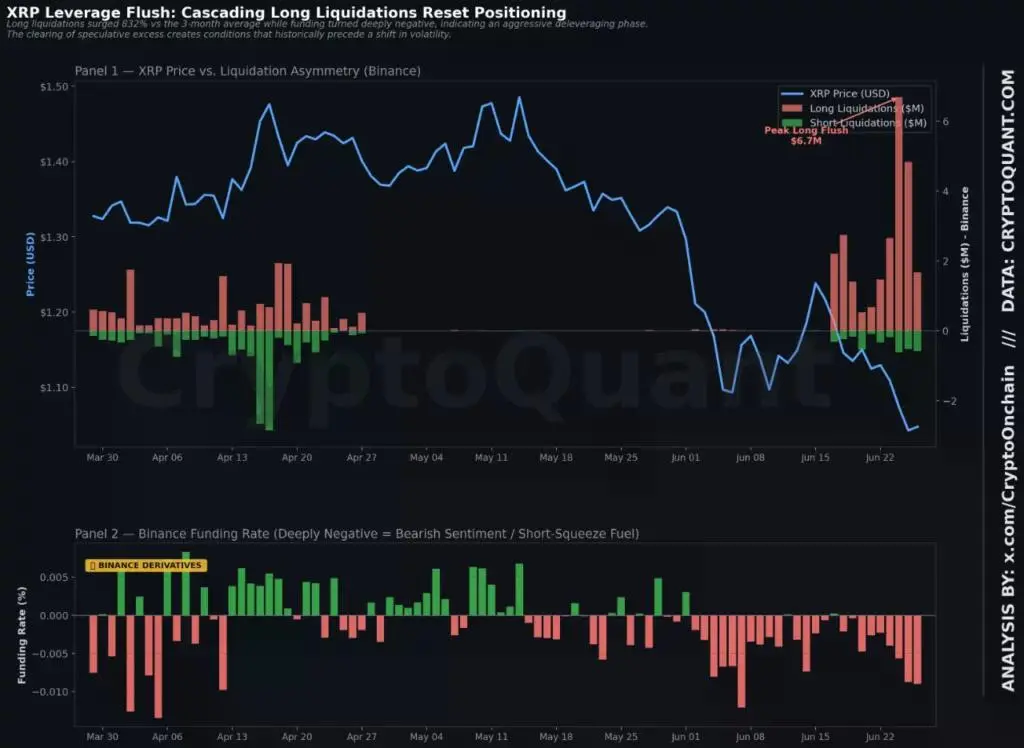 XRP Leverage Flush, source: CryptoQuant analyst CryptoOnchain