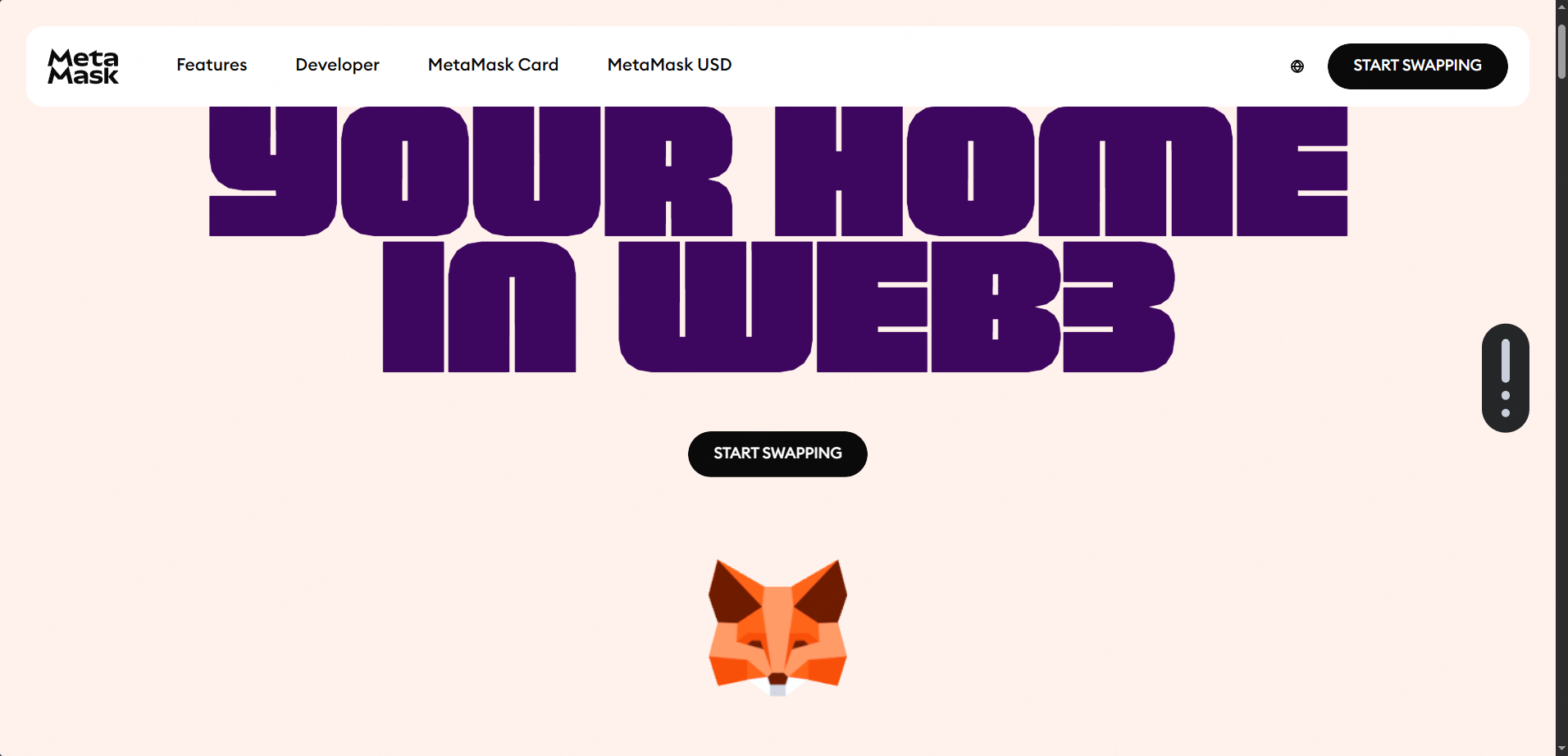 您在Web3中的家，來源：MetaMask